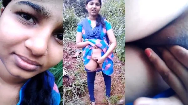 xxx sex video Mallu Girl Fingered Her Pussy In Front Of Her Boyfriend In The Forest