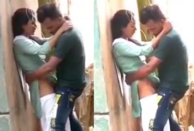 Indian desi xxx video Horny Jaipur Girl Fucking Behind Her House