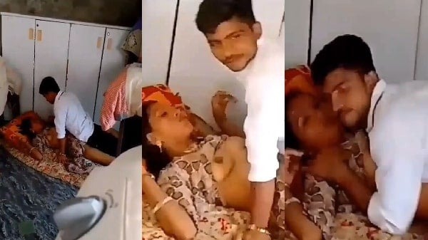 Desi viral sex video Two young boys fucking a Rajasthani aunty