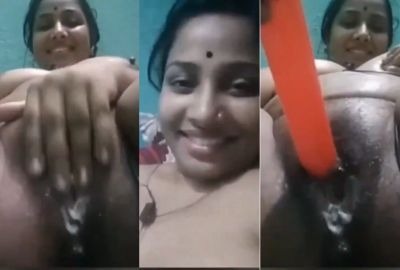 Xxx video hd hindi Aunty masturbating with a sex toy