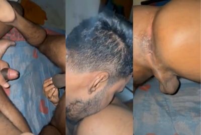 DesiBF Gay sex Asshole Licking by his lover