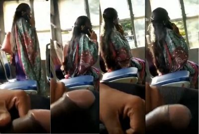 Indian Village Porn Pervert Masturbate in Public Bus